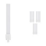 Fordelspakke 10x Ledvance Dulux S LED 6W - 830 Varm Hvid | 2-Pinde - Erstatter 11W