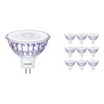 Fordelspakke 10x Philips Master Value LED Spot GU5.3 MR16 7.5W 660lm 36D - 940 kold hvid | bedste farvegengivelse - dæmpbar - erstatter 50W