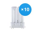 Fordelspakke 10x Osram Dulux F 24W 830 | varm hvid - 4-pinde