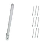 Fordelspakke 10x Osram Dulux S 11W 840 | kold hvid - 2-pinde