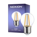 Noxion Lucent LED E27 Kugle Filament Klar 2.5W 250lm - 827 Ekstra Varm Hvid | Dæmpbar - Erstatter 25W