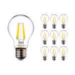Fordelspakke 10x Noxion Lucent LED E27 Pære filament klar 7W 806lm - 822-827 Dim To Warm | dæmpbar - erstatter 60W