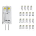 Fordelspakke 20x Ledvance Performance LED Capsule G4 klar 0.9W 100lm - 827 ekstra varm hvid | erstatter 10W
