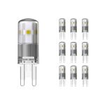 Fordelspakke 10x Noxion Bolt LED Capsule G9 1.9W 200lm - 827 ekstra varm hvid | erstatter 20W