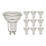Fordelspakke 10x Noxion LED spot GU10 PAR16 4W 345lm 36D - 827 ekstra varm hvid | dæmpbar - erstatter 50W