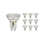 Fordelspakke 10x Noxion LED spot GU10 PAR16 5.5W 560lm 36D - 830 varm hvid | erstatter 75W