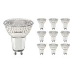 Fordelspakke 10x Noxion PerfectColor LED spot GU10 PAR16 4W 345lm 36D - 927 ekstra varm hvid | bedste farvegengivelse - dæmpbar - erstatter 50W