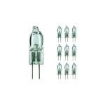 Fordelspakke 10x Philips Microprojection Halogen G4 Pære Focusline 10 W 