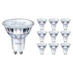 Fordelspakke 10x Philips Corepro LED Spot GU10 PAR16 4.9W 460lm 36D - 830 varm hvid | erstatter 65W