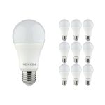 Fordelspakke 10x Noxion Lucent Classic LED E27 Pære matt 9.5W 1055lm - 827 ekstra varm hvid | erstatter 75W
