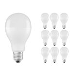 Fordelspakke 10x Ledvance Classic LED E27 Pære matt 19W 2452lm - 827 ekstra varm hvid | erstatter 150W