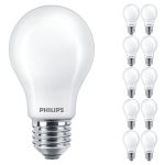 Fordelspakke 10x Philips Corepro LED Pære E27 Pære matt 7W 806lm - 830 varm hvid | erstatter 60W
