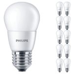 Fordelspakke 10x Philips Corepro LED Lustre E27 Kugle matt 7W 806lm - 827 ekstra varm hvid | erstatter 60W