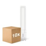 Fordelspakke 10x Philips Corepro PL-L LED 8W 960lm - 830 Varm Hvid | 4-Pinde - Erstatter 18W