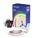 Noxion LED Strip Naga 5 Meter Komplet sæt - Smart Wifi - 24V - 90LEDs/m - 12W/m - RGBW - 930-965 Justerbar Hvid | 12mm - IP20 - Bedste Farvegengivelse - SMD2835+SMD5050