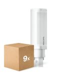 Fordelspakke 9x Philips CorePro PL-C LED 5.9W 600lm - 830 Varm Hvid | 2-Pinde - Erstatter 13W