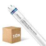 Fordelspakke 10x Philips LED Lysrør T8 MASTER (HF) High Output 8W 1050lm - 840 Kold Hvid | 60cm - Erstatter 18W