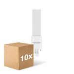Fordelspakke 10x Noxion Lucent PL-S LED 2.8W - 830 Varm Hvid | 2-Pinde - Erstatter 5W