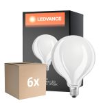 Fordelspakke 6x Ledvance LED Classic E27 Globe matt 11W 1521lm - 827 ekstra varm hvid | dæmpbar - erstatter 100W