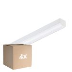 Fordelspakke 4x Philips LED Lysrender CoreLine Hvid 10.8W/17W 1500lm/2400lm - 830-840 CCT | 60cm - Erstatter 2x18W