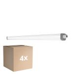 Fordelspakke 4x Ledvance LED Vandtæt Lysrender Fugttæt Slimvalue 36W 4000lm - 865 Dagslys | 120cm 