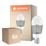 Fordelspakke 6x Ledvance LED Pære HQL LED P E40 41W 6000lm - 840 kold hvid | erstatter 125W