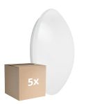 Fordelspakke 5x Ledvance Surface Rundt 350 18W 830 1440lm Hvid IP44 | med sensor - varm hvid - erstatter 2x18W