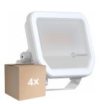 Fordelspakke 4x Ledvance LED Projektør Aluminium Hvid 17W 2400lm 100D - 840 Kold Hvid | IP66 - Symmetrisk