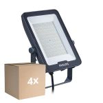 Fordelspakke 4x Philips LED Projektør Ledinaire BVP169 100W 12000lm 110D - 830-840-865 CCT | IP65 - Symmetrisk