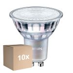 Fordelspakke 10x Philips MASTER Value LED Spot GU10 PAR16 3.7W 370lm 60D - 940 Kold Hvid | Bedste Farvegengivelse - Dæmpbar - Erstatter 50W