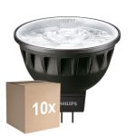 Fordelspakke 10x Philips Master LED Spot GU5.3 MR16 6.7W 460lm 24D - 940 kold hvid | bedste farvegengivelse - dæmpbar - erstatter 35W