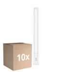 Fordelspakke 10x Philips CorePro PL-L LED Pære EM/Mains 16.5W - 830 Varm Hvid | 4-Pinde - Erstatter 36W