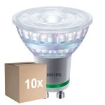 Fordelspakke 10x Philips MASTER LED Spot Classic GU10 PAR16 2.1W 375lm 36D - 830 varm hvid | erstatter 50W