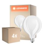 Fordelspakke 4x Osram Classic LED E27 Globe Filament Matt 17W 2452lm - 827 Ekstra Varm Hvid | Erstatter 150W