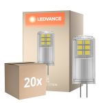 Fordelspakke 20x Ledvance Performance LED Capsule Klar G4 2W 200lm - 827 Ekstra Varm Hvid | Dæmpbar - Erstatter 20W