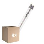 Fordelspakke 8x Osram LED Lysrør T8 Fluora (EM/Mains) Standard Output 18.3W 1450lm - 825 Ekstra Varm Hvid | 150cm - Erstatter 58W