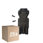 Fordelspakke 25x Noxion GST - Kompatibel Forbindelsesstykke - Han - 3 pole