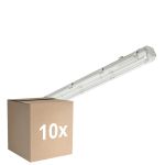Fordelspakke 10x Philips LED Vandtæt Lysrender WT050C | Egnet Til 2x150cm LED Lysrør