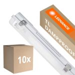 Fordelspakke 10x Ledvance LED Vandtæt Lysrender Fugttæt Armaturhus Performance | Egnet Til 1x60cm LED Lysrør