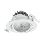 Philips LED Spot Greenspace Accent Cardanic Aluminium Hvid 31W 3900lm 36D - 930 Varm Hvid | 163mm - IP20 - Bedste Farvegengivelse - Dali Dæmpbar