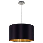Eglo Pendel Lampe Maserlo Stål Satin Nikkel | Egnet til E27