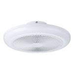 Eglo Loftventilator Sayulita 1 ABS Hvid 20.8W 820lm - 827-865 Justerbar Hvid | Dæmpbar