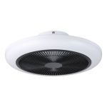 Eglo Loftventilator Sayulita 1 ABS Hvid, Sort 20.8W 820lm - 827-865 Justerbar Hvid | Dæmpbar