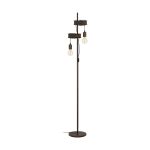 Eglo Gulvlampe Townshend 4 Stål Brun Sort | IP20 - Egnet til 2x E27 