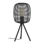 Eglo Bordlampe Rinroe Stål Sort | Egnet til 1x E27