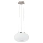 Eglo Pendel Lampe Optica Stål Satin Nikkel | Egnet til 2x E27