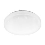 Eglo Væg og Loftlampe Frania-S Stål Hvid 10W 1100lm - 830 Varm Hvid | IP20 