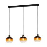 Eglo Pendel Lampe Oilella Stål Sort Guld | IP20 - Egnet til 3x E27 