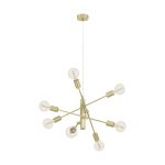 Eglo Pendel Lampe Gradoli 1 Stål Guld | IP20 - Egnet til 8x E27 