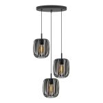 Eglo Pendel Lampe Romazzina Stål Sort | Egnet til 3x E27